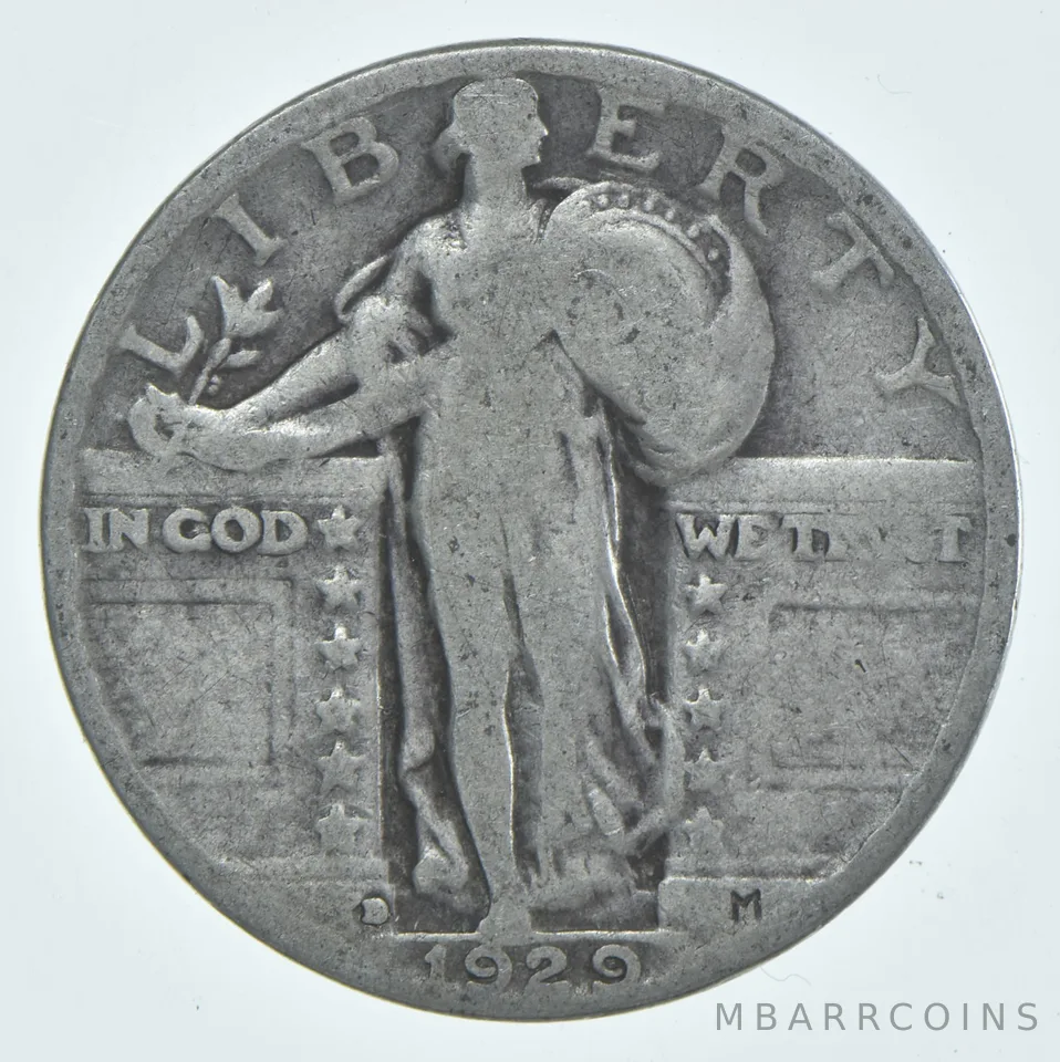 1929-D Standing Liberty Quarter AC Average Circ (1 coin)