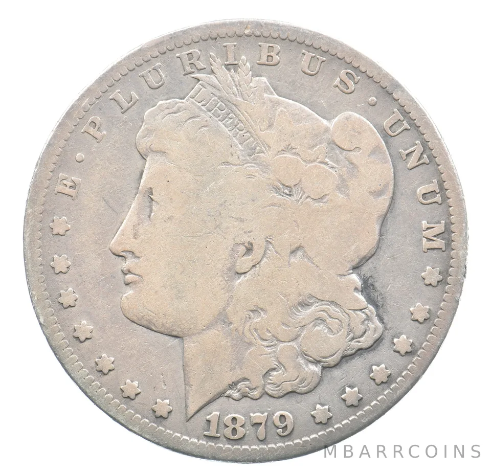 1879-CC Morgan Silver Dollar a0673