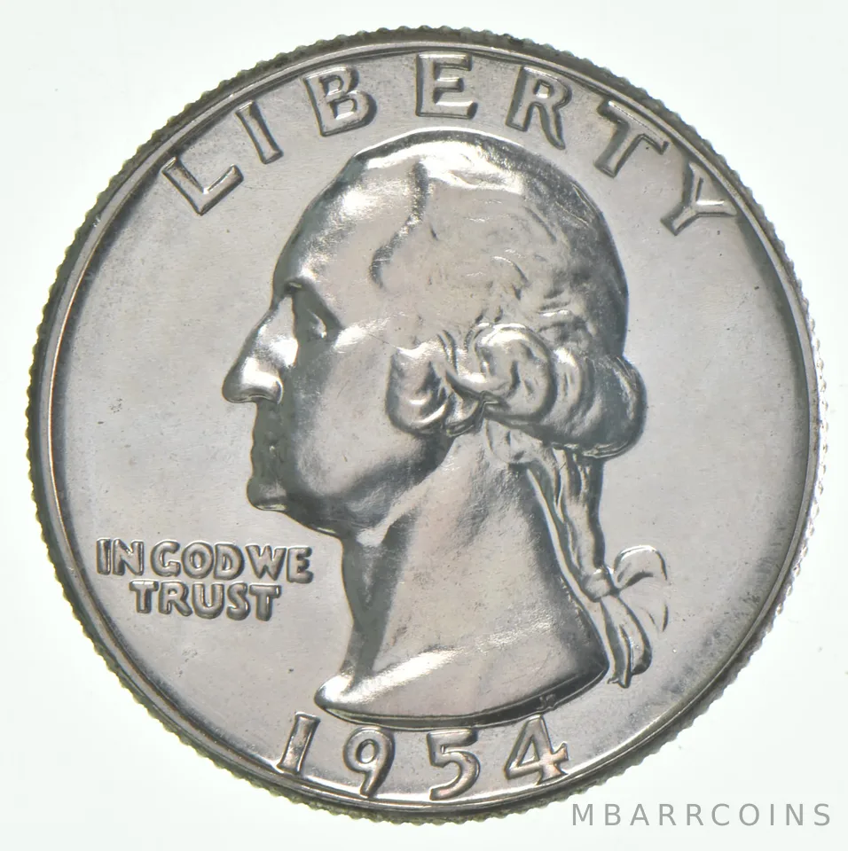 1954 Proof Washington Quarter 90% Silver
