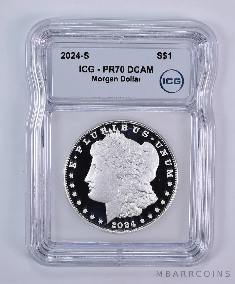 2024-S Morgan Silver Dollar PR70 DCAM ICG