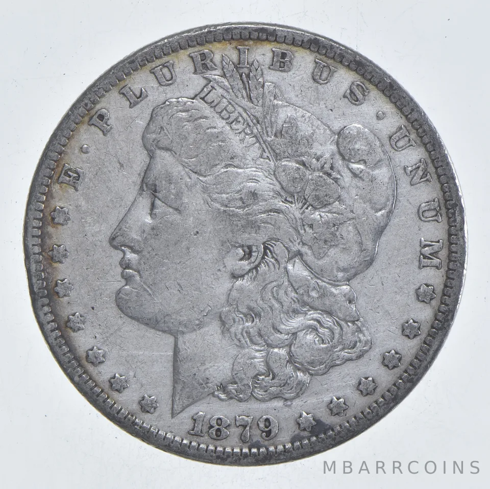Early - 1879 Morgan Silver Dollar - 90% US Coin *068