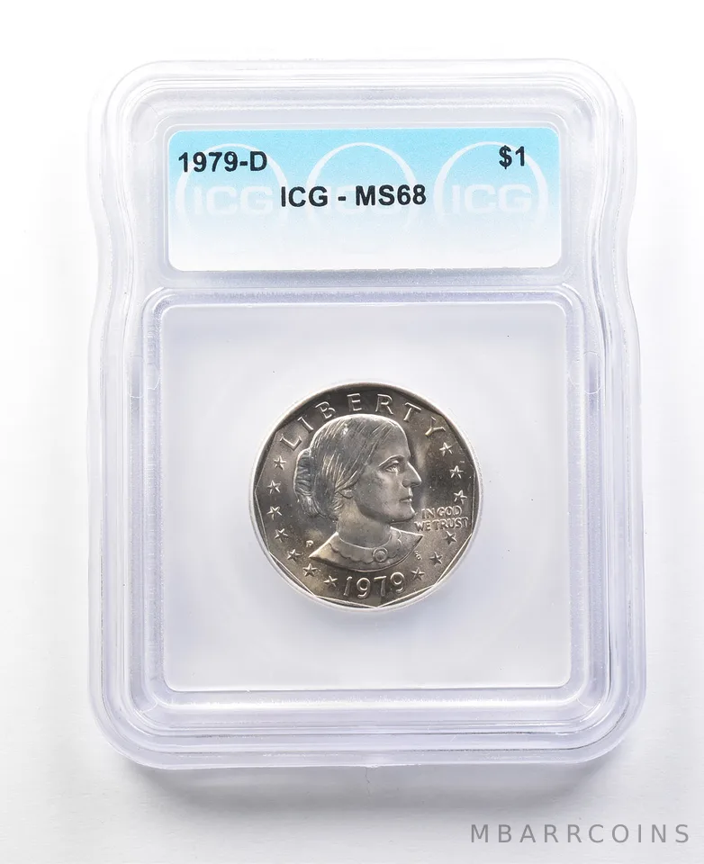 1979-D Susan B Anthony $1 MS68 ICG *3019