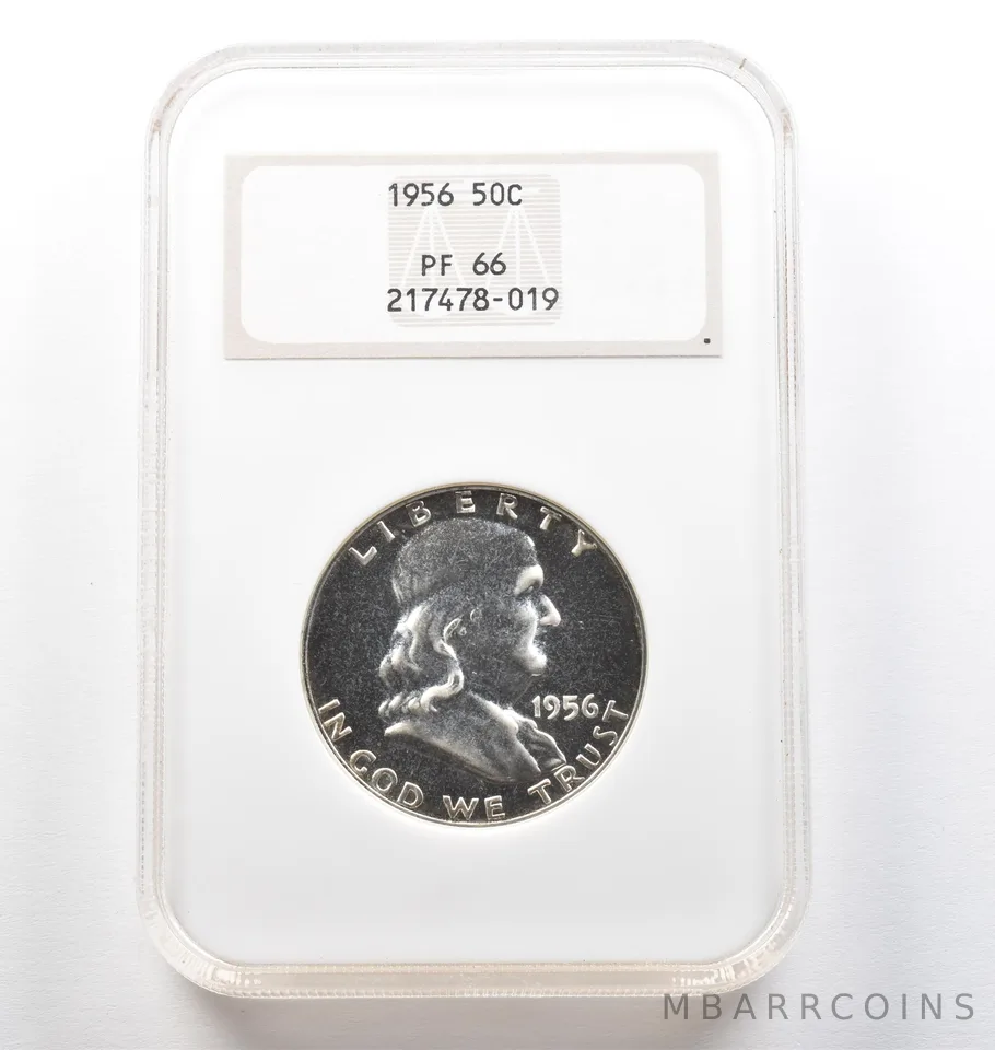 1956 Franklin Half Dollar PF66 NGC Type 2 *9482