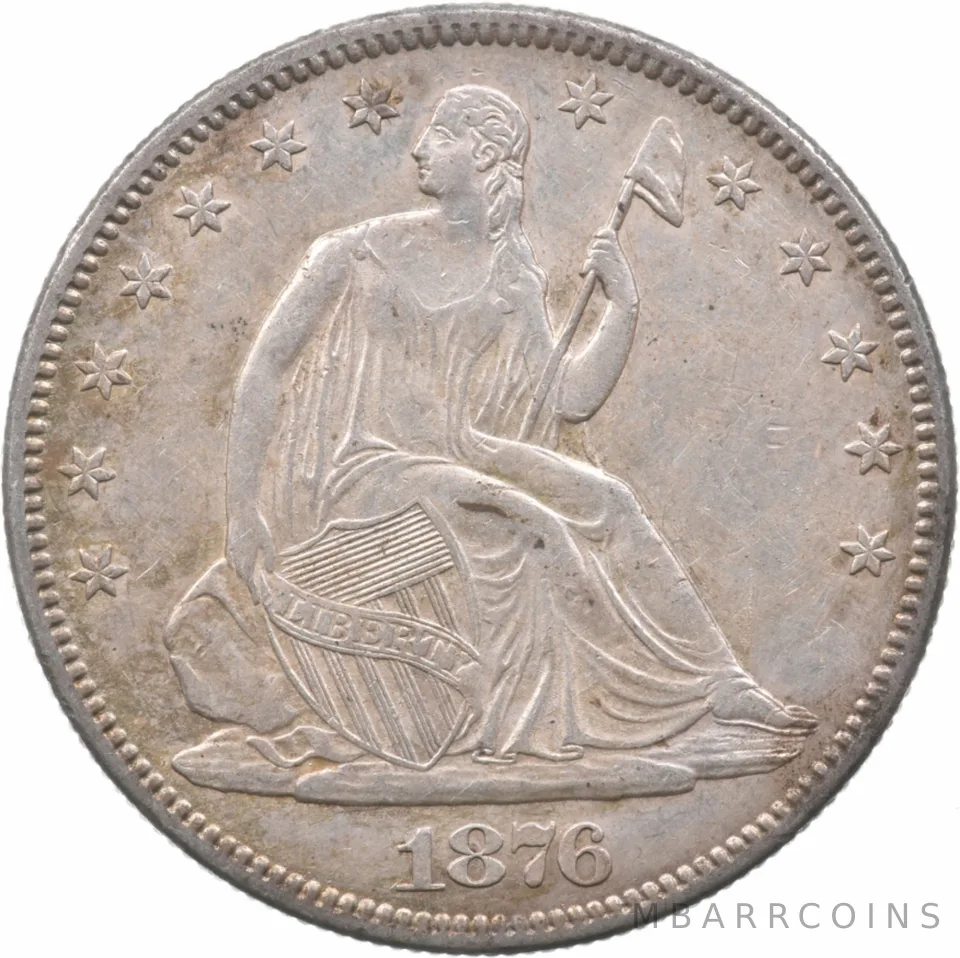1876 Seated Liberty Half Dollar *0385