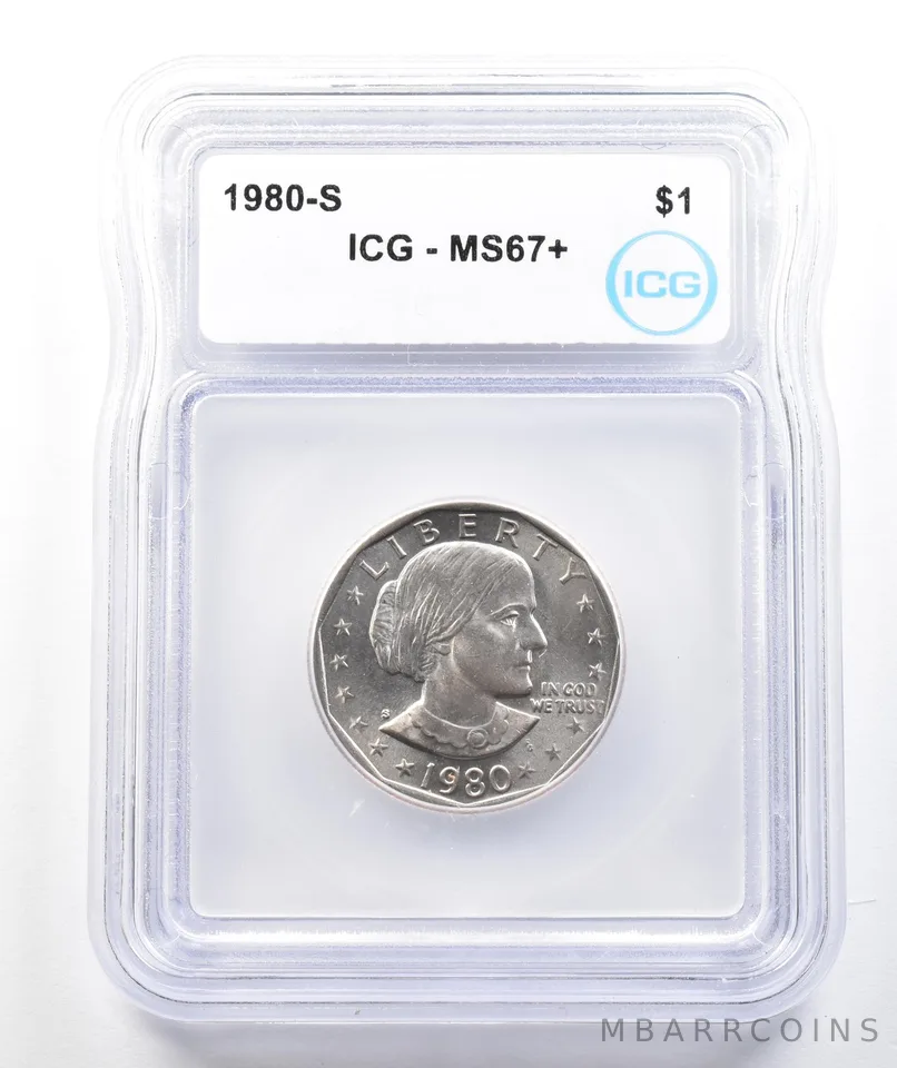 1980-S Susan B Anthony $1 MS67+ ICG *9898