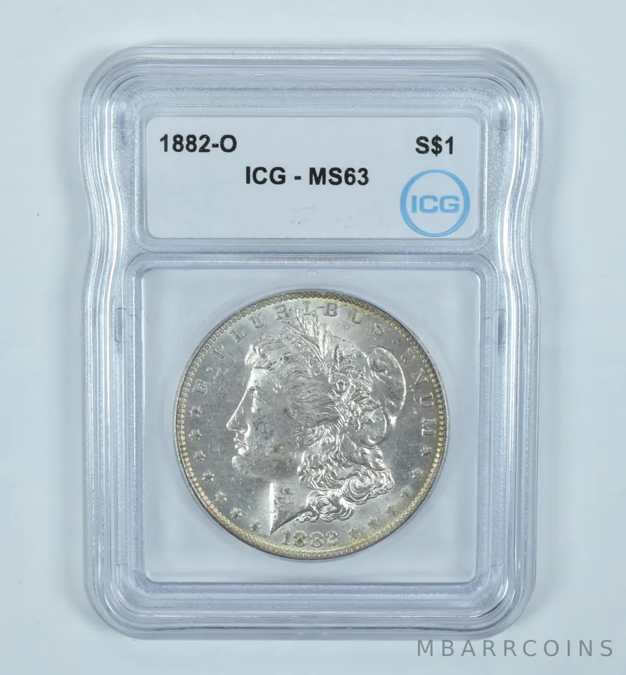 1882-O Morgan Silver Dollar MS63 ICG