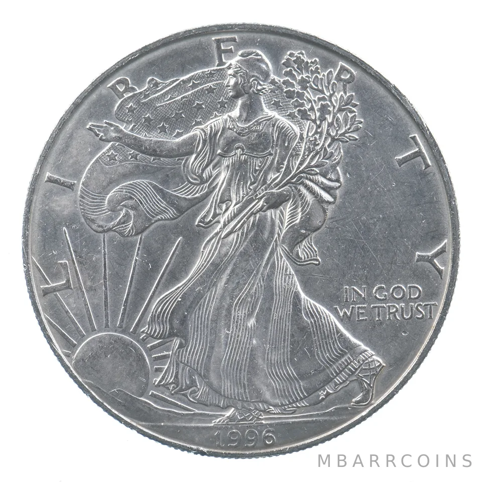 Better Date 1996 American Silver Eagle 1 Troy Oz .999 Fine Silver *755