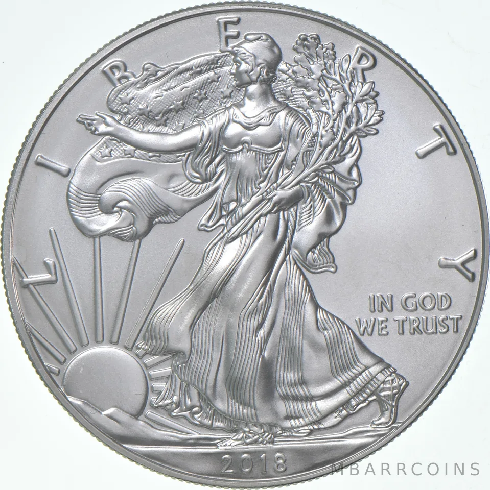 2018-W Burnished Silver Eagle