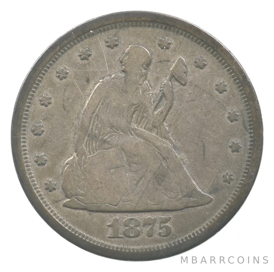 1875-S Seated Liberty Quarter *6004