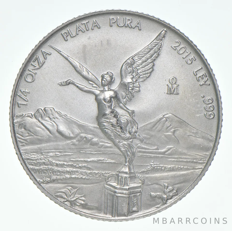 2015 Mo Mexico 1/4 Onza Silver Libertad
