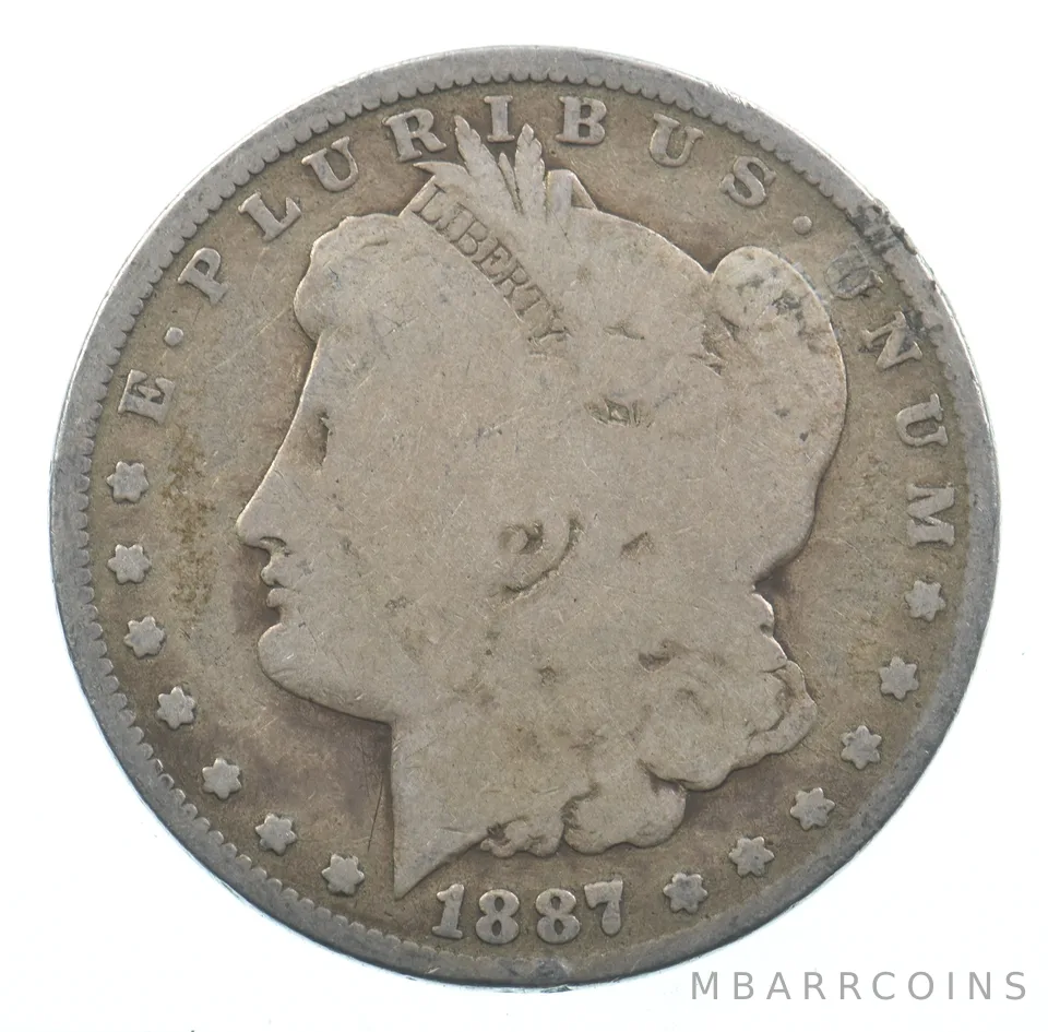Early - 1887-O Morgan Silver Dollar - 90% US Coin *686
