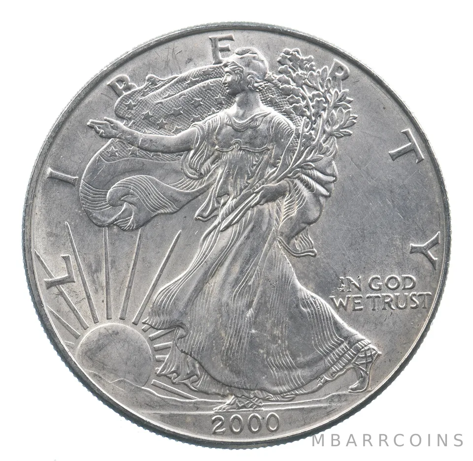 Better Date 2000 American Silver Eagle 1 Troy Oz .999 Fine Silver *652
