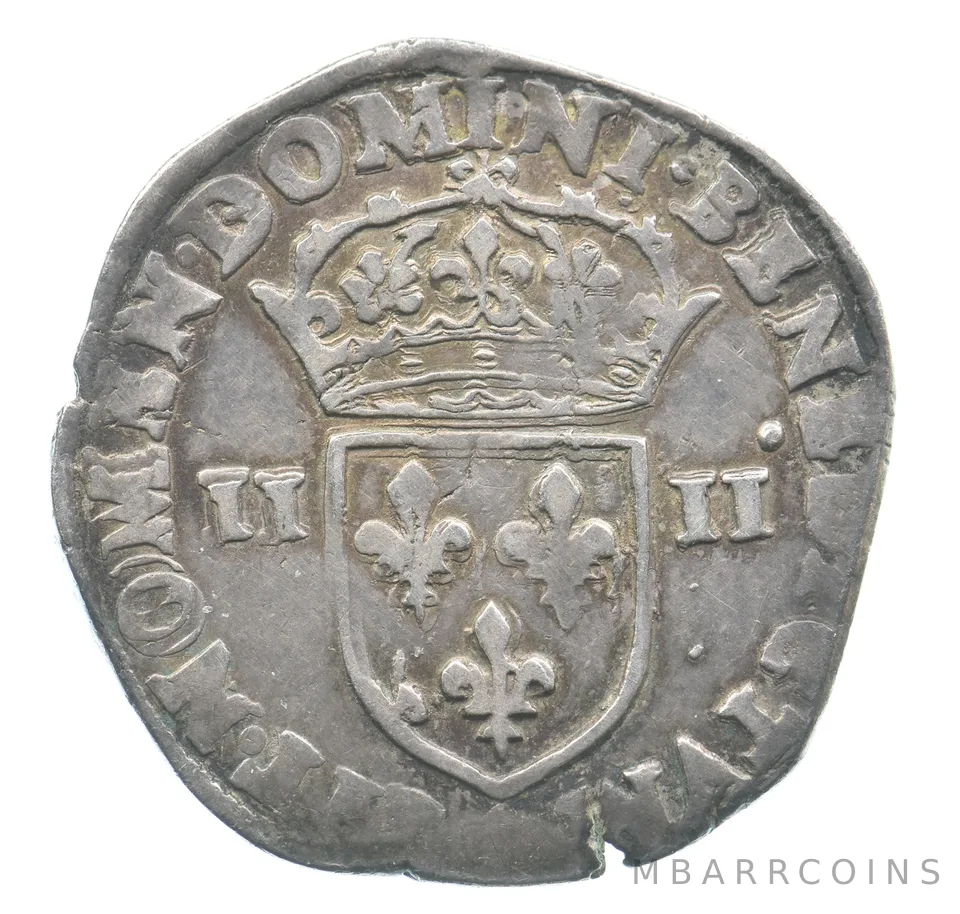 1589 France 2 Livre Henri III *6511