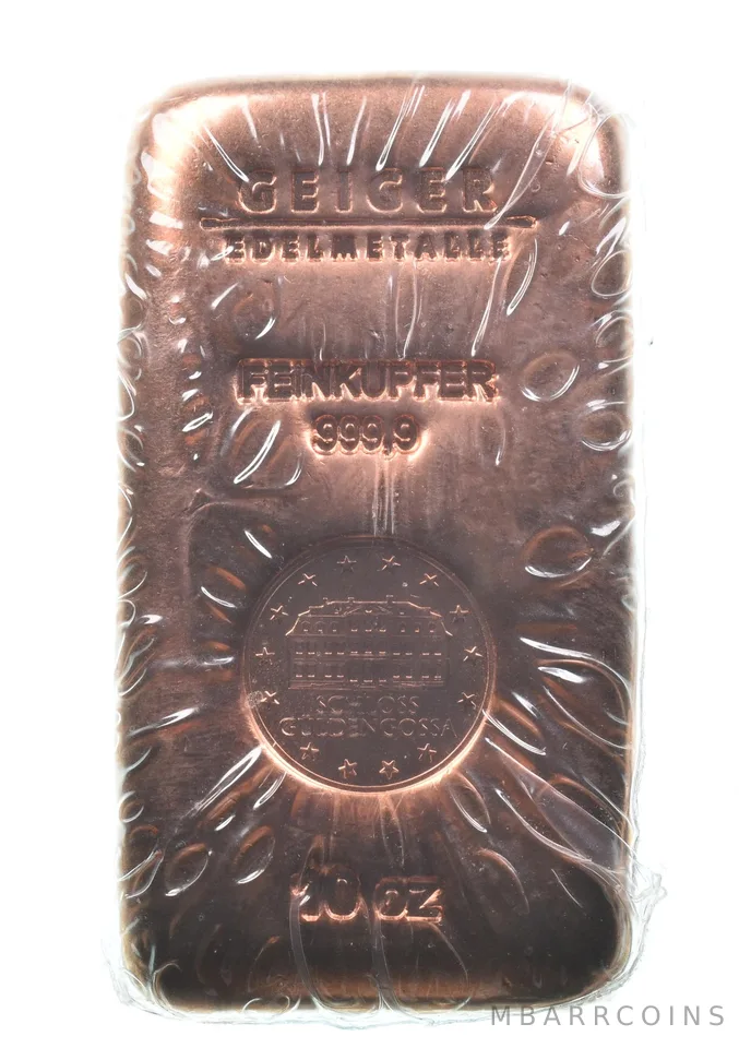 10 Oz Copper Bar Geiger a8557