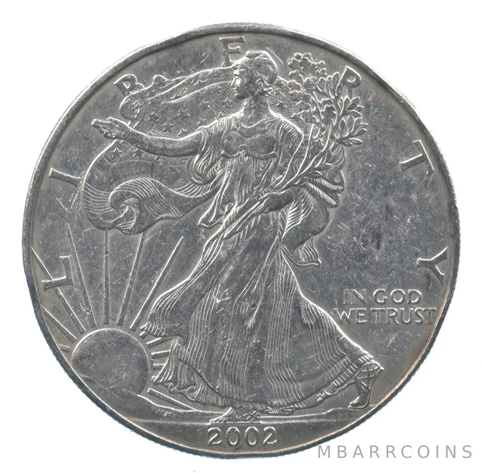 Better Date 2002 American Silver Eagle 1 Troy Oz .999 Fine Silver *602