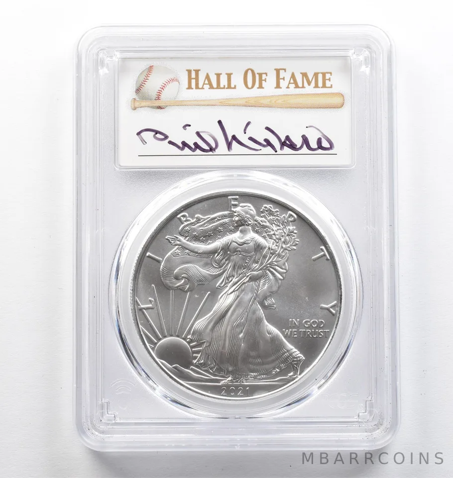 2021 (S) American Silver Eagle Niekro Emergency Issue FDOI MS70 PCGS *9422