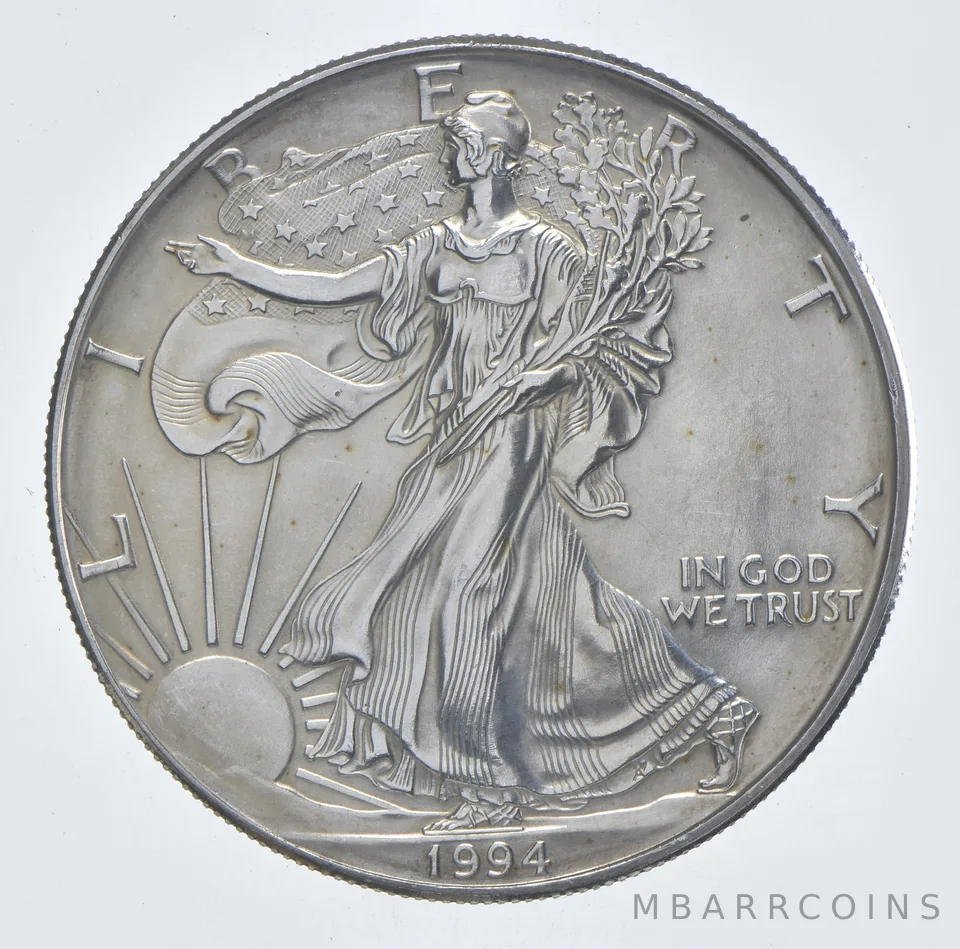 Better Date 1994 American Silver Eagle 1 Troy Oz .999 Fine Silver *379