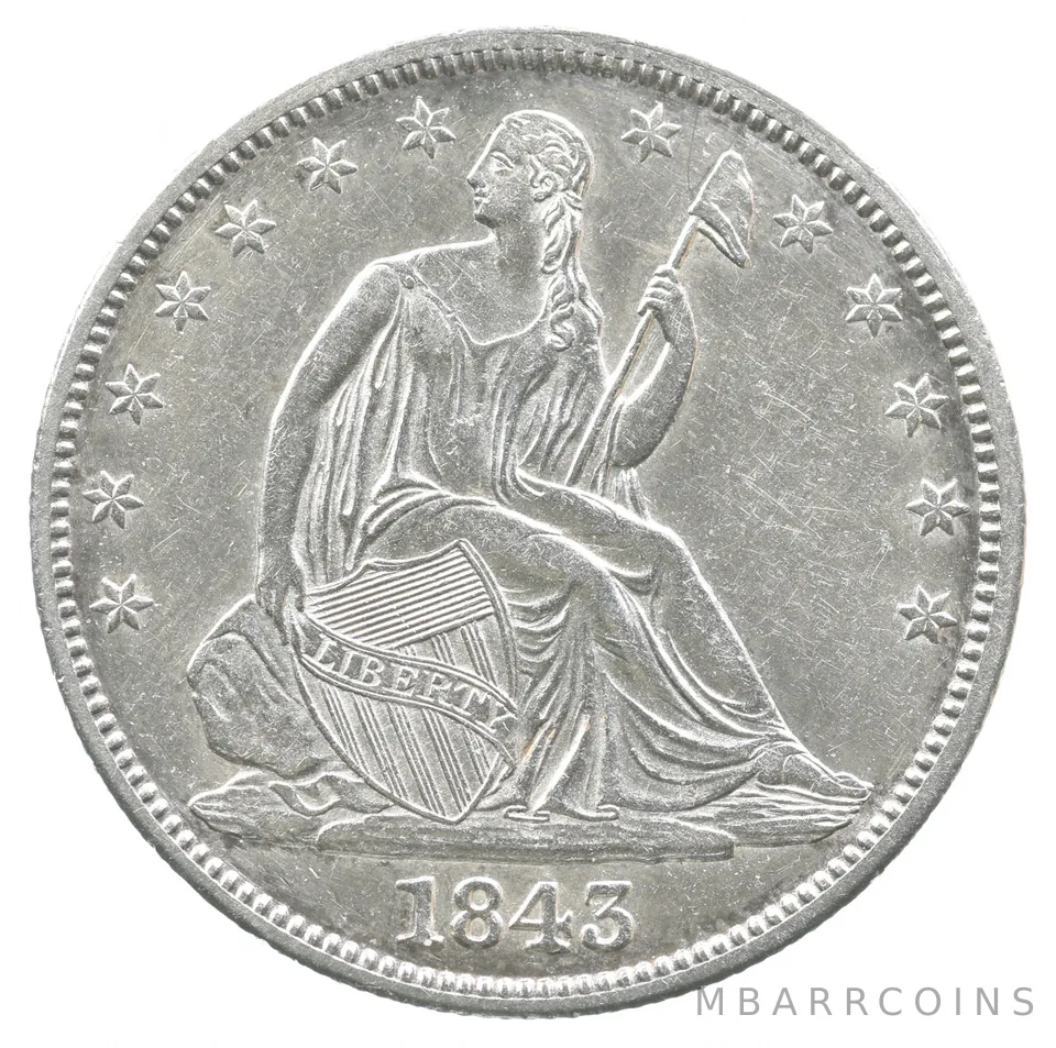 1843 Seated Liberty Half Dollar *8895