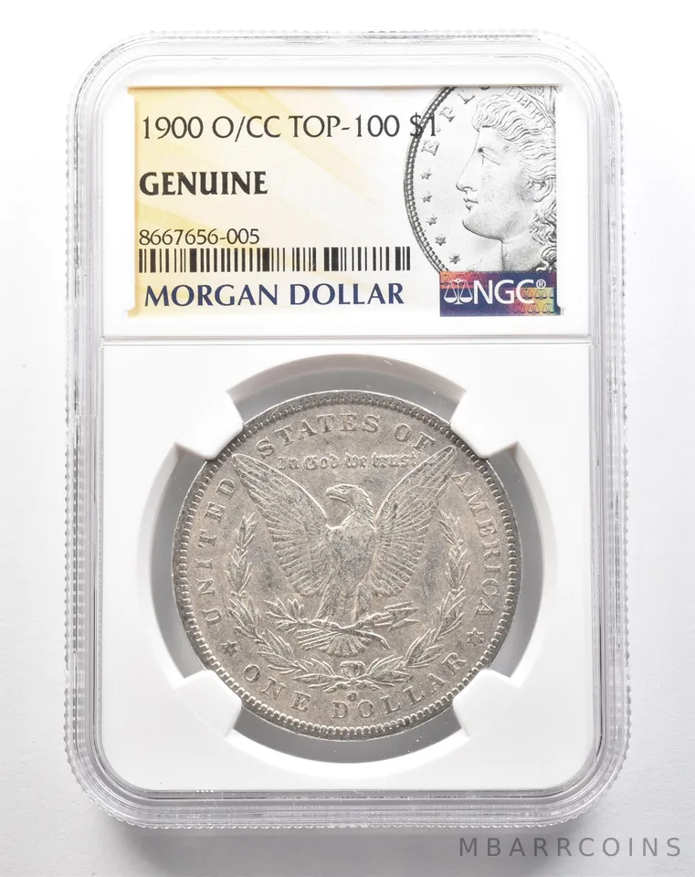 1900-O/CC Morgan Silver Dollar Top 100 Genuine NGC *3850