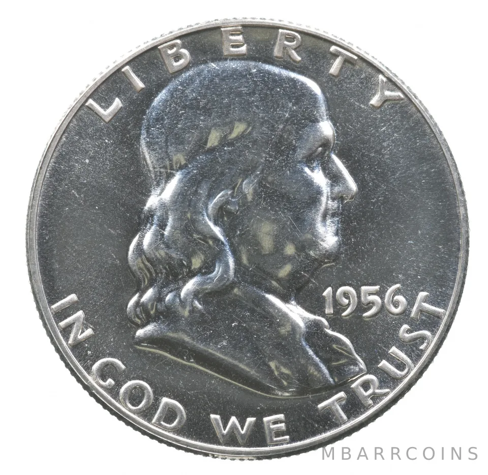 1956 Type 2 Franklin Half Dollar *4633