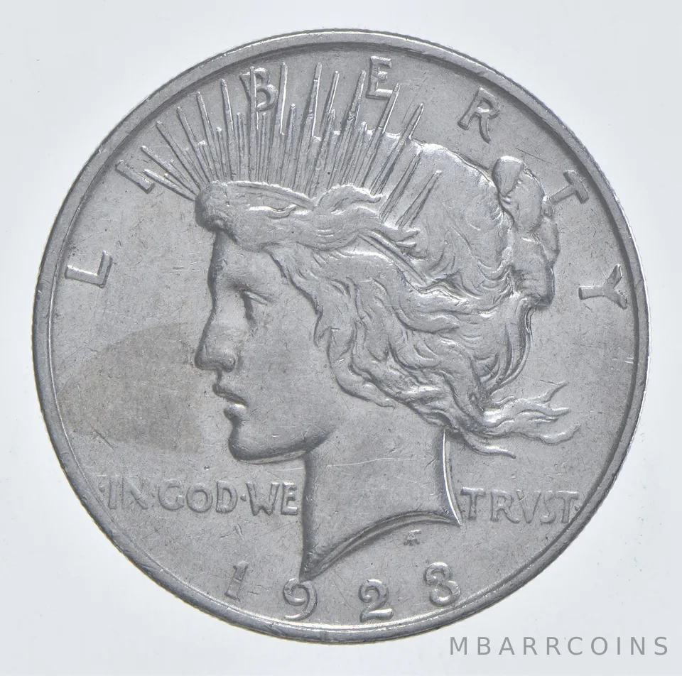 1923-D Peace Silver Dollar Estate Coin Collection *242