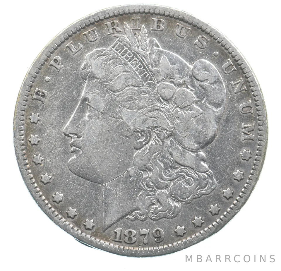 Early - 1879 Morgan Silver Dollar - 90% US Coin *960