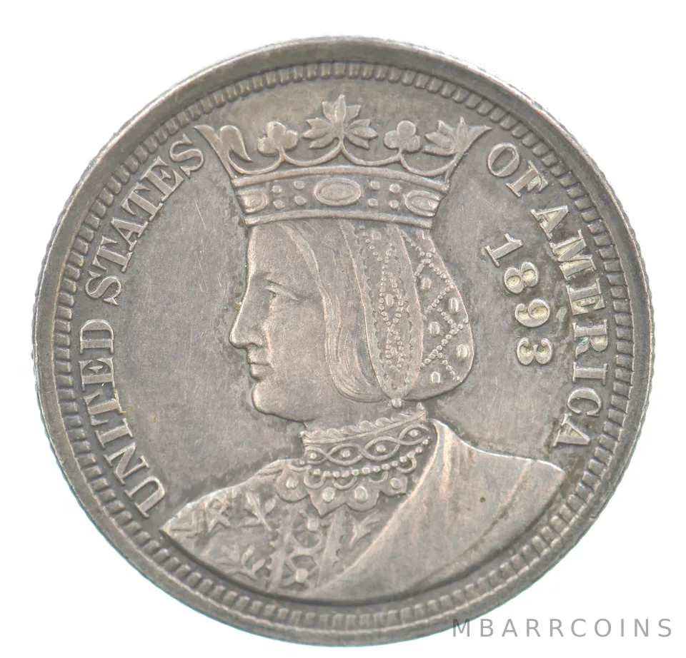 1893 Isabella Quarter Beautiful Tone *5245
