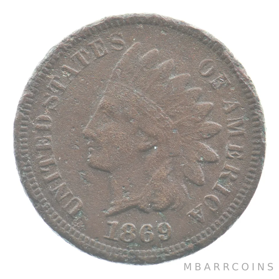 1869 Indian Head Cent *4491