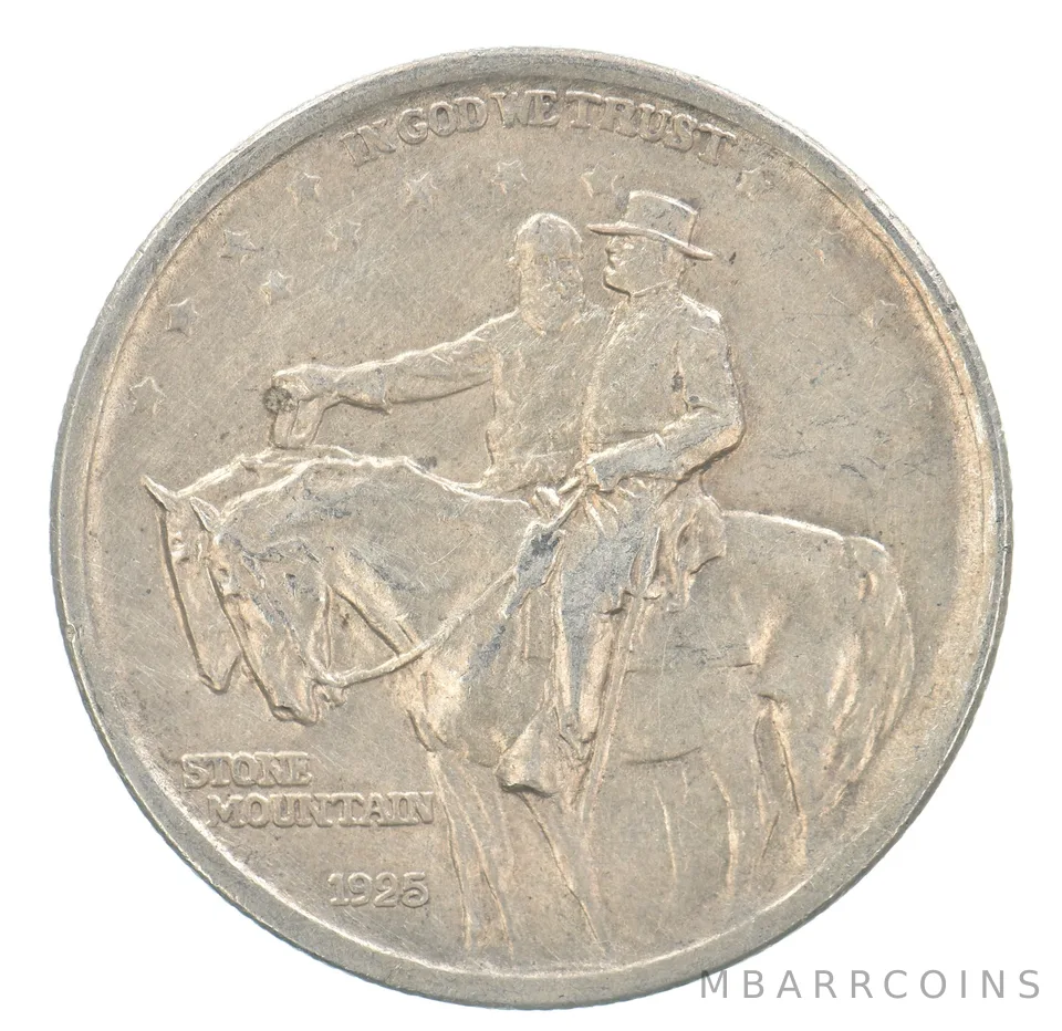 1925 Stone Mountain Commemorative Half Dollar Beautiful Tone *0341