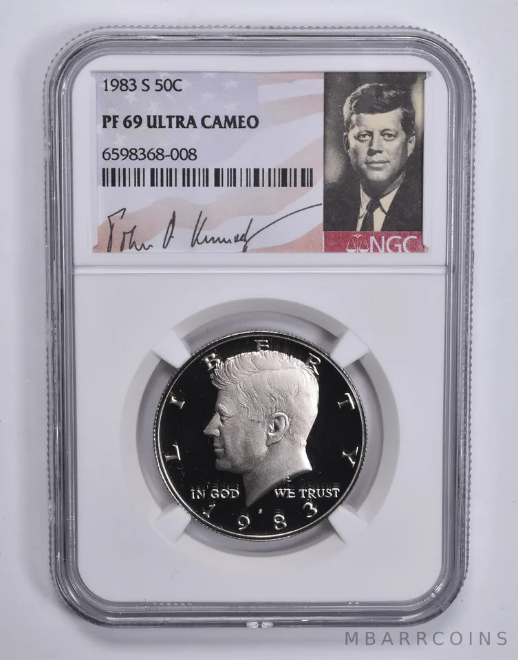 1983-S Kennedy Half Dollar PF69 UCam NGC Special Lbl