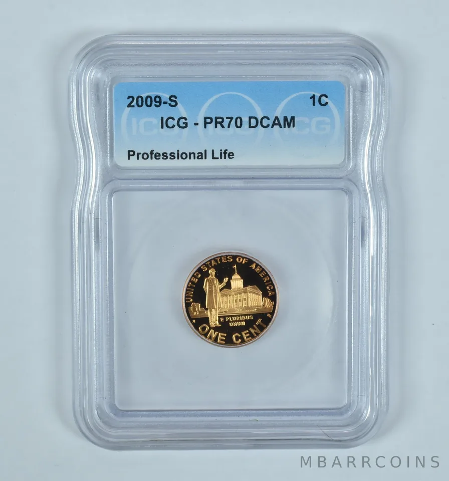 2009-S Lincoln Memorial Cent Professional Life PR70 DCAM ICG