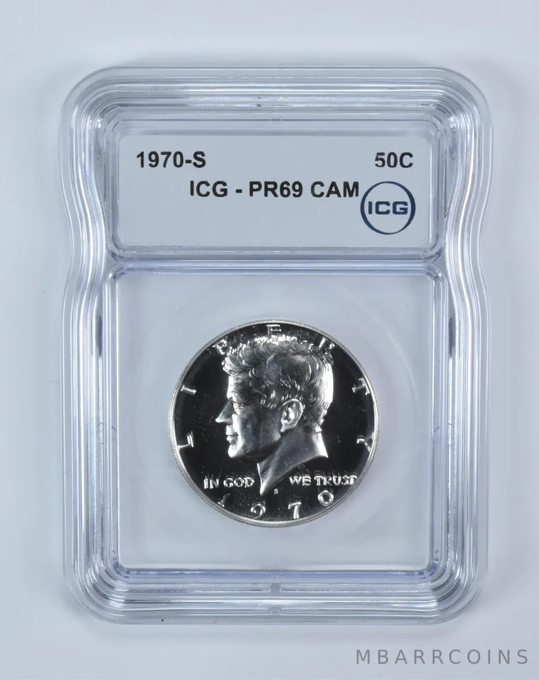 1970-S Kennedy Half Dollar PR69 CAM ICG