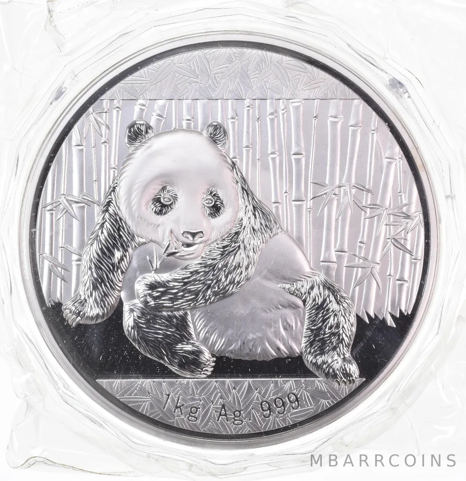 2015 China 1 Kilogram Silver Panda Sealed *0977