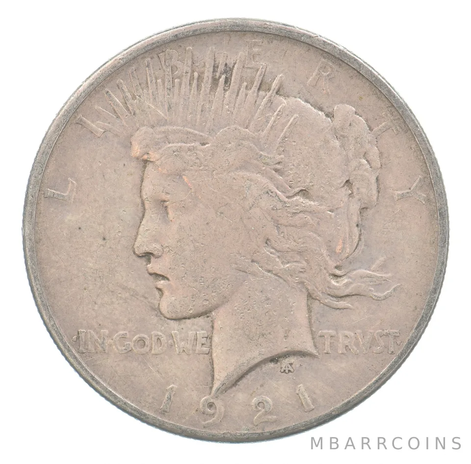 1921 Peace Silver Dollar Beautiful Tone *0351