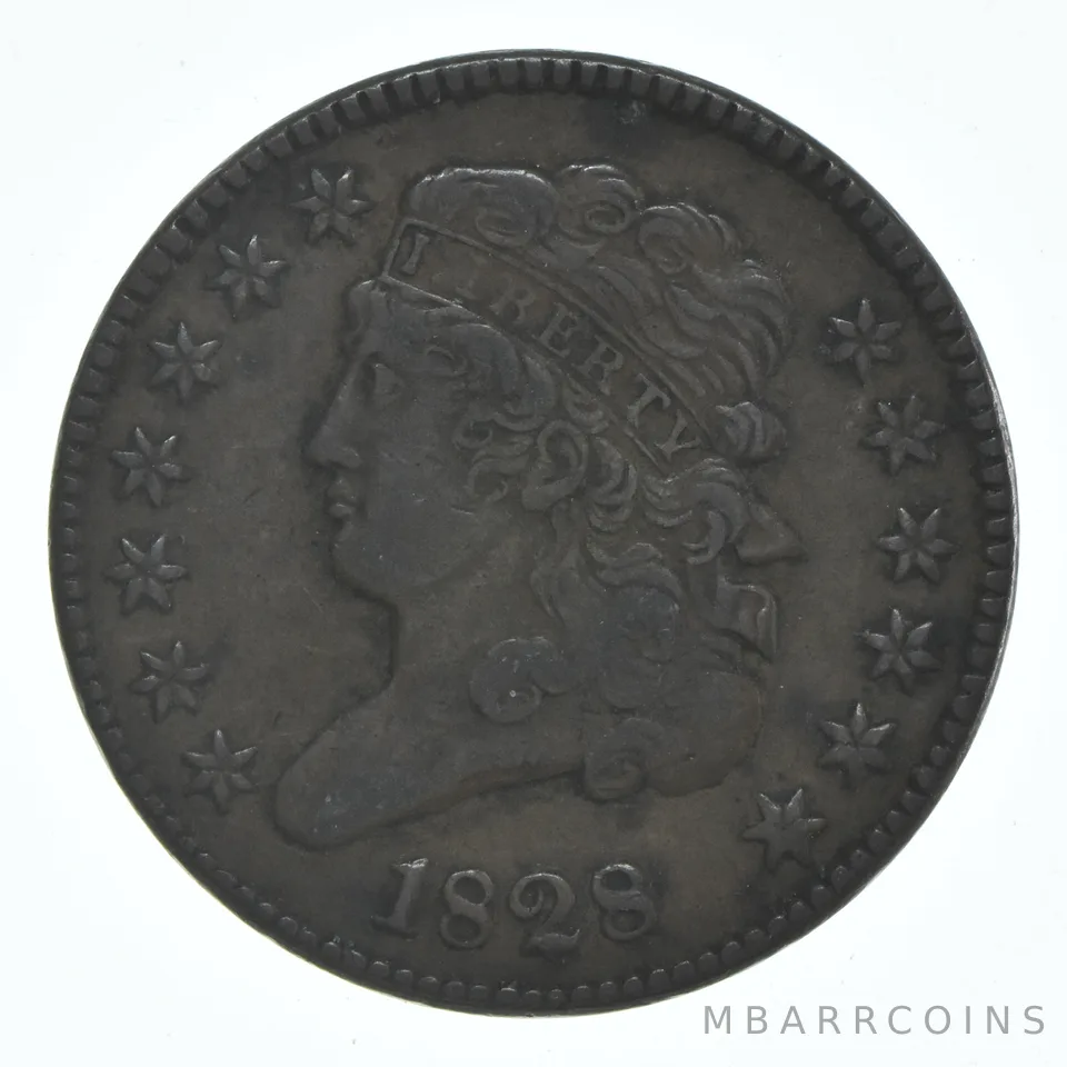 1828 Classic Head Half Cent *6135