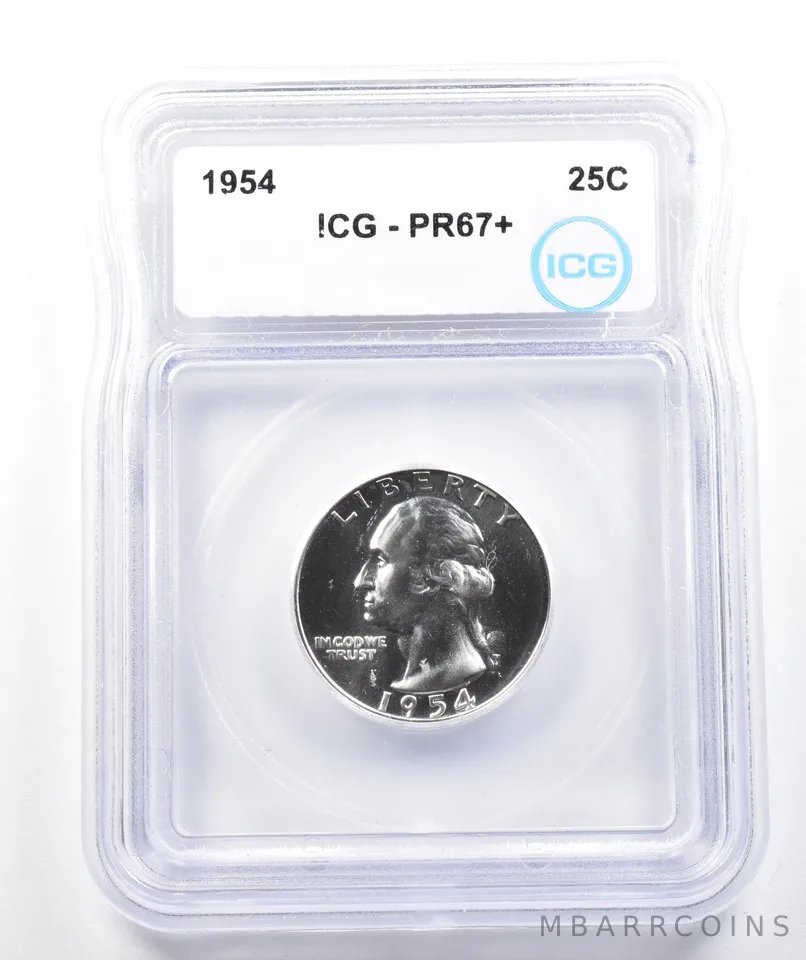 1954 Washington Quarter PR67+ ICG *9894