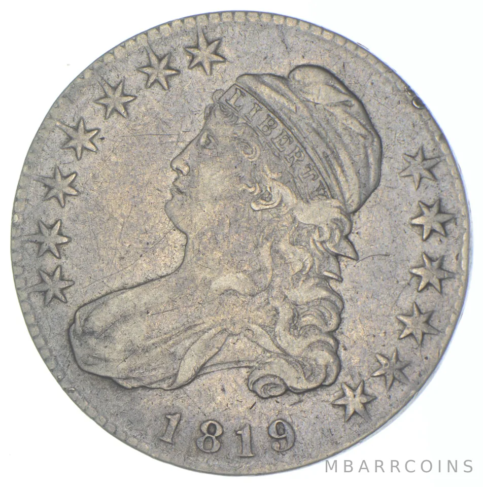 1819 Capped Bust Half Dollar *2943
