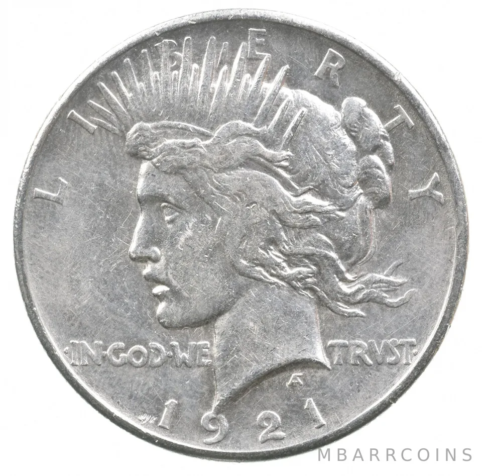 1921 Peace Silver Dollar a9068