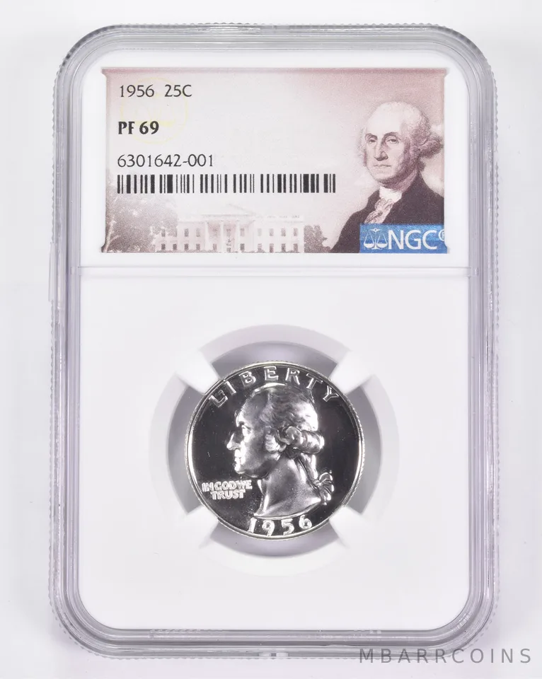 PF69 1956 Washington Quarter - Graded NGC Great Contrast a8976
