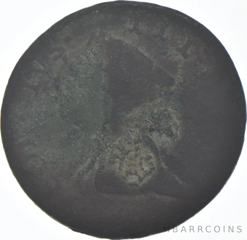 1766 Hibernia 1/2 Penny George III Copper *7881