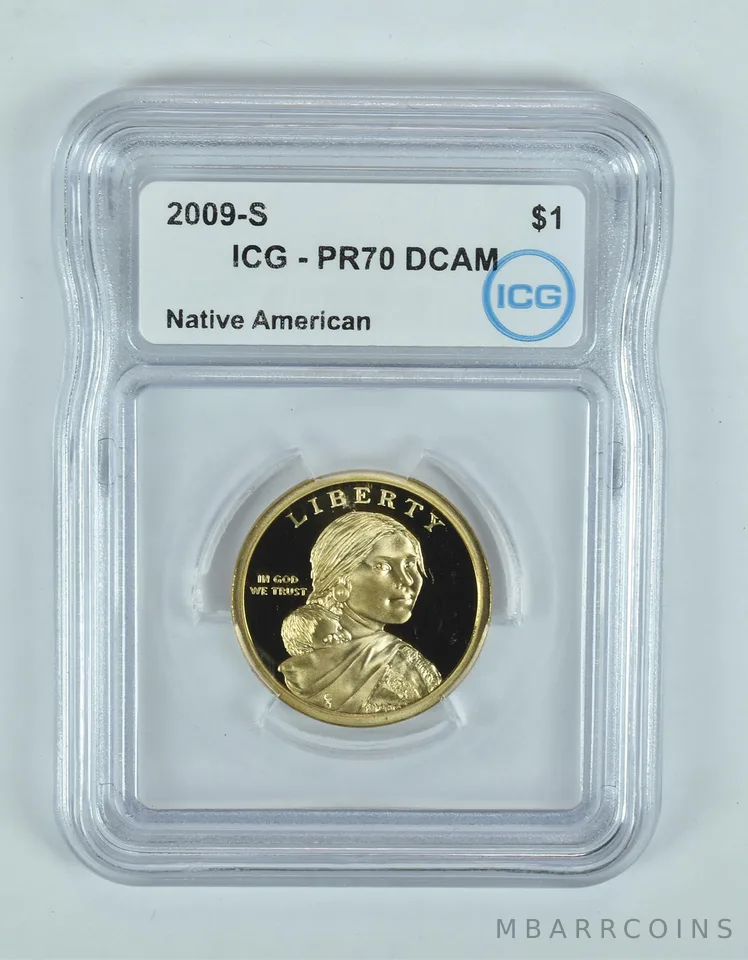 2009-S Sacagawea $1 Native Agriculture PR70 DCAM ICG