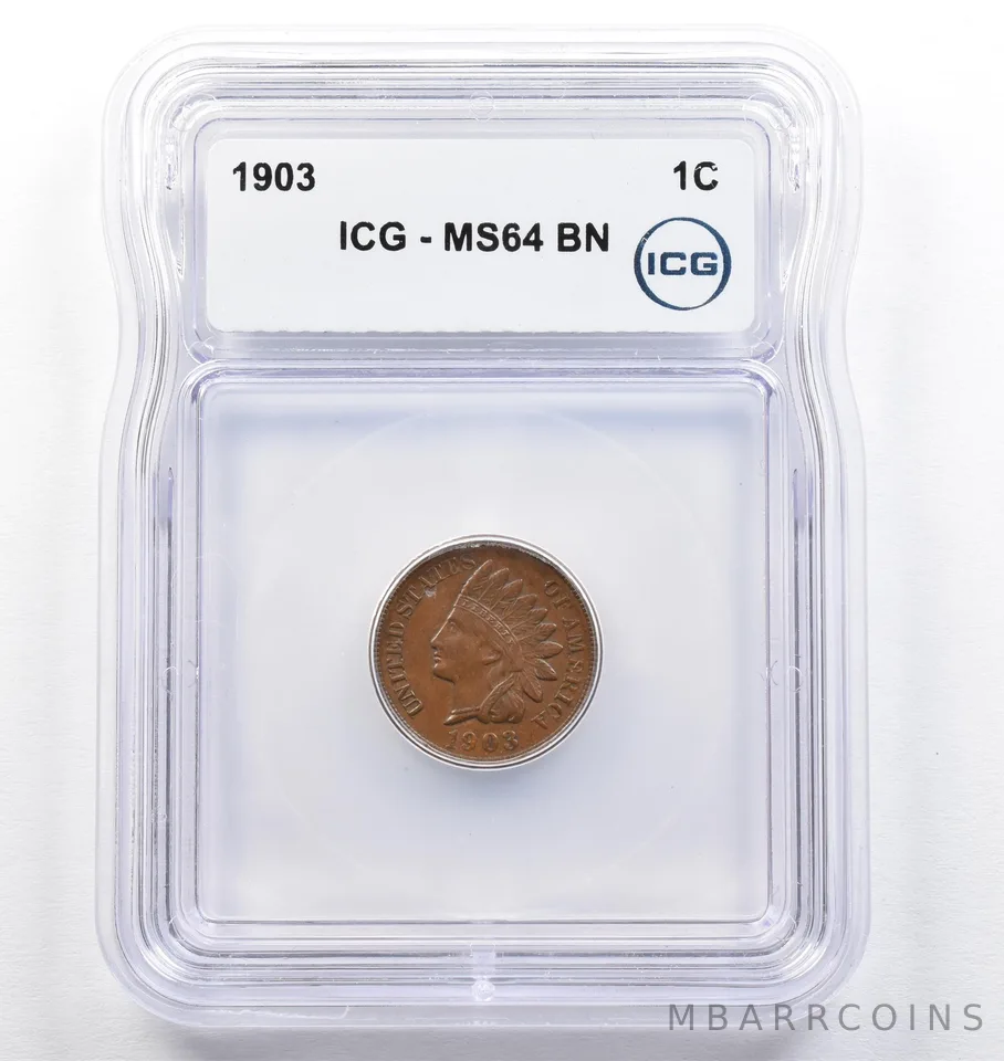 1903 Indian Head Cent MS64 BN ICG *0721