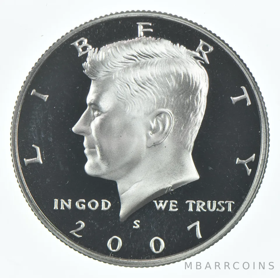 2007-S Kennedy Half Dollar CLAD Proof