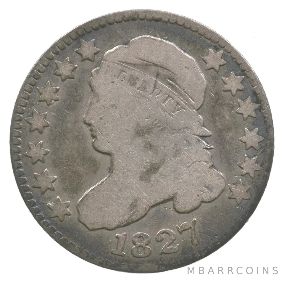 1827 Capped Bust Dime *5052