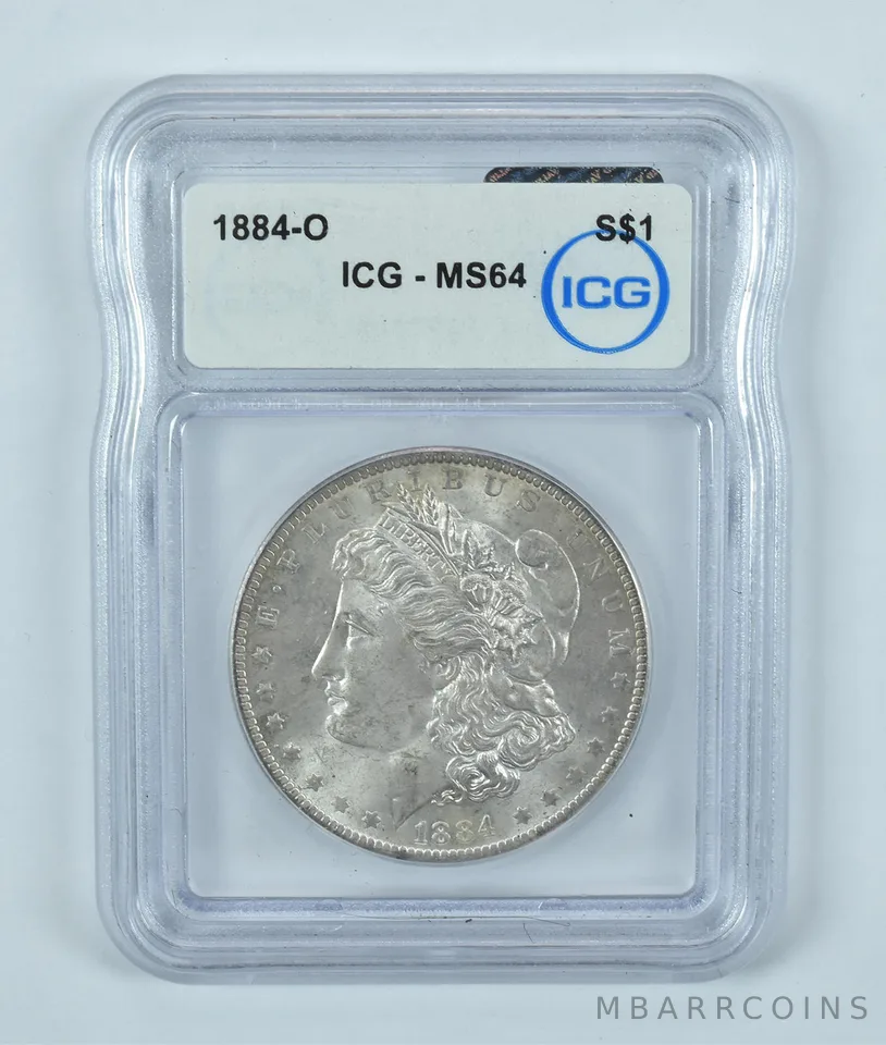 1884-O Morgan Silver Dollar MS64 ICG