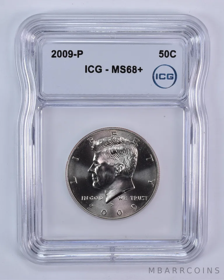 2009-P Kennedy Half Dollar MS68+ ICG