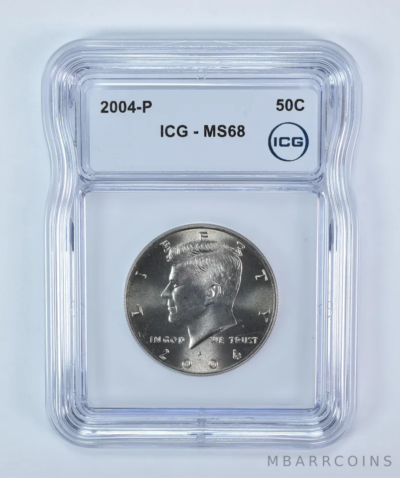 2004-P Kennedy Half Dollar MS68 ICG