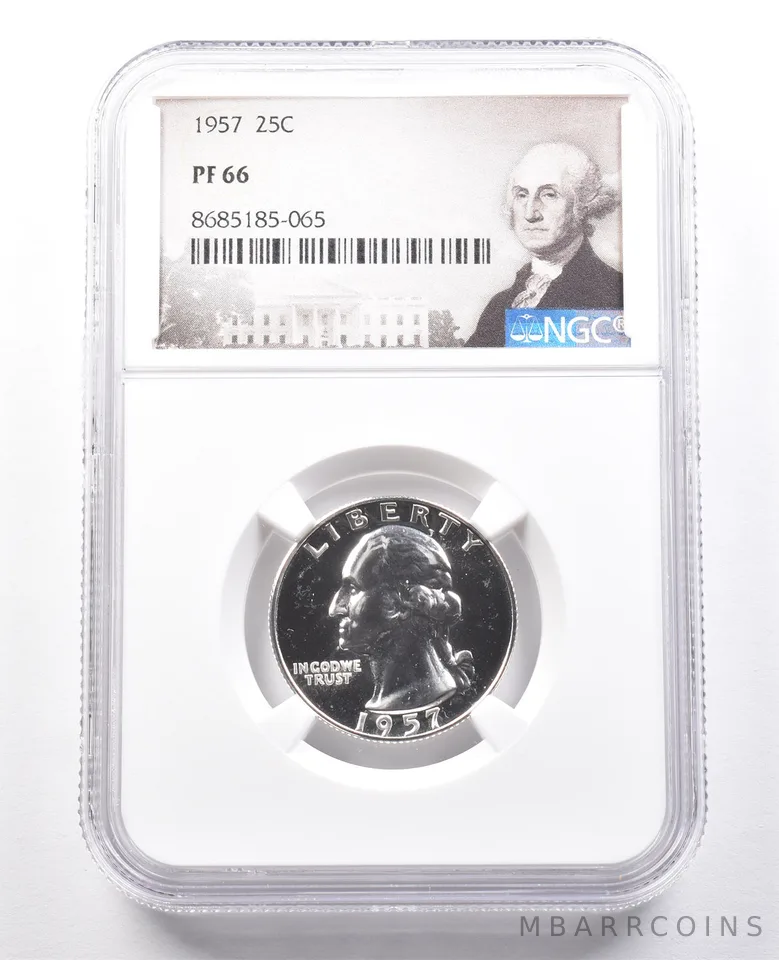 1957 Washington Quarter PF66 NGC Special Label