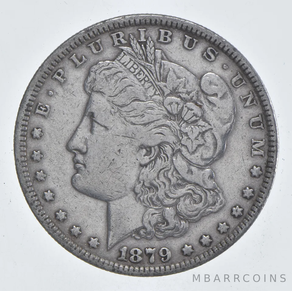 Early - 1879 Morgan Silver Dollar - 90% US Coin *796
