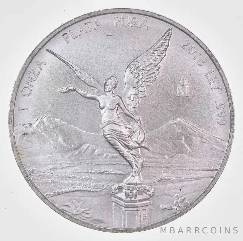 2018 Mo Mexico 1 Onza Silver Libertad